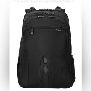 Targus Black Backpack with Green Details (Brand New)